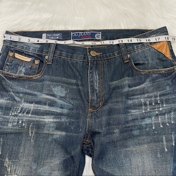 Men’s Vintage OG Slim Straight Jeans Size 36 x 32 - Picture 7 of 9